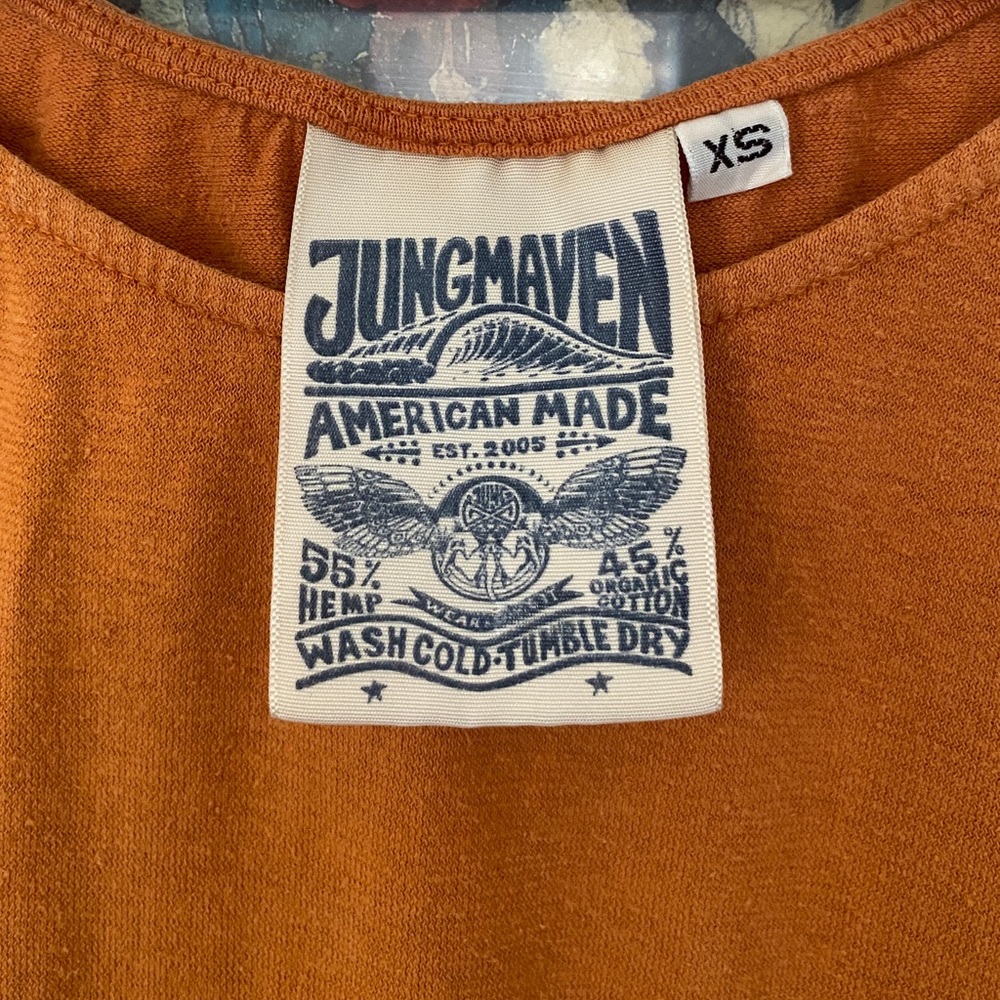 Jungmaven Cropped Hemp Tank Top